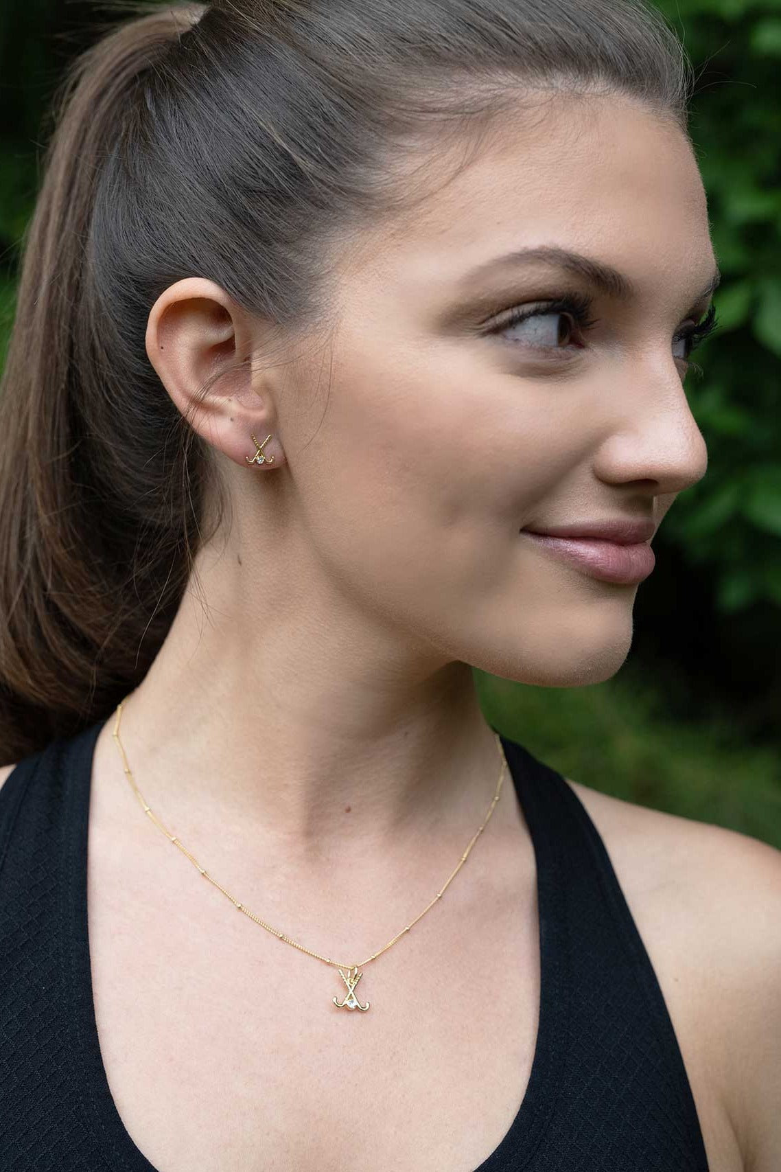 Field Gold Hockey Earrings